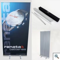 У лінійку дисплейної продукції бренду RENATA доданий високоякісний мобільний ролл-ап (roll-up) стенд для оформлення презентацій та семінарів, він також прикрасить клієнтську зону будь-сервіс-майстерні