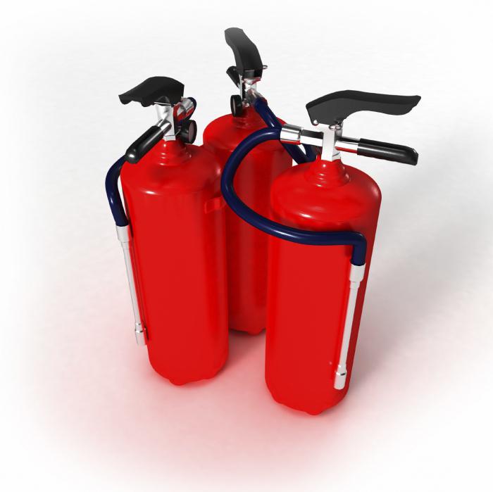Повітряно-пінні вогнегасники застосовуються для усунення початковій стадії загоряння рідких і твердих речовин