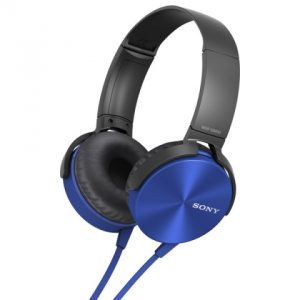 Накладні навушники: моделі - Sony MDR-XB450AP Blue