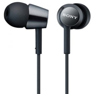 Навушники Sony з мікрофоном: модель - MDR-EX150AP Black