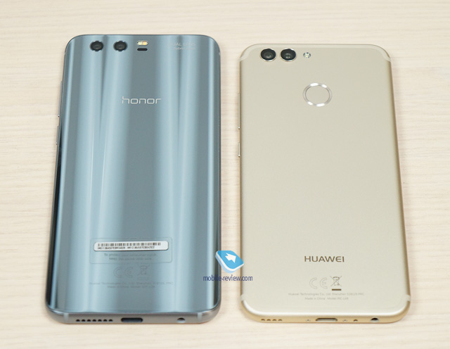 Honor 9 і Huawei P10