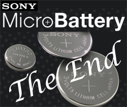 У березні 2019 р світовий гігант - компанія SONY оголосила про повне припинення виробництва та дистрибуції кнопкових елементів живлення для годинників та електроніки