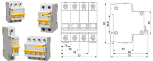 H31: Діапазони струмів відключення пристроїв захисту від перевантаження і короткого замикання для низьковольтних автоматичних вимикачів