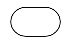 Назва елемента Графічне відображення Призначення Термінатор початку або кінця алгоритму   Позначає початок або кінець програми