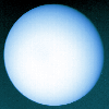 Синій колір Урана є результатом поглинання червоного світла метаном у верхній частині атмосфери